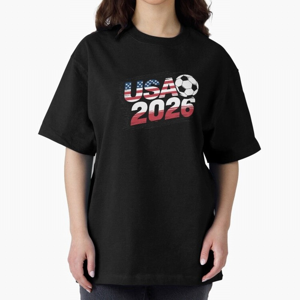 USA 2026 Soccer Classic T-Shirt Celebrate Supporters United by Match Day Hype around FIFA World Cup 2026 USA Canada Mexico, Neymar, Haaland and Cristiano Ronaldo, Spain, Fan Favorite Moments, National Team Passion, Big Match Drama and Soccer
