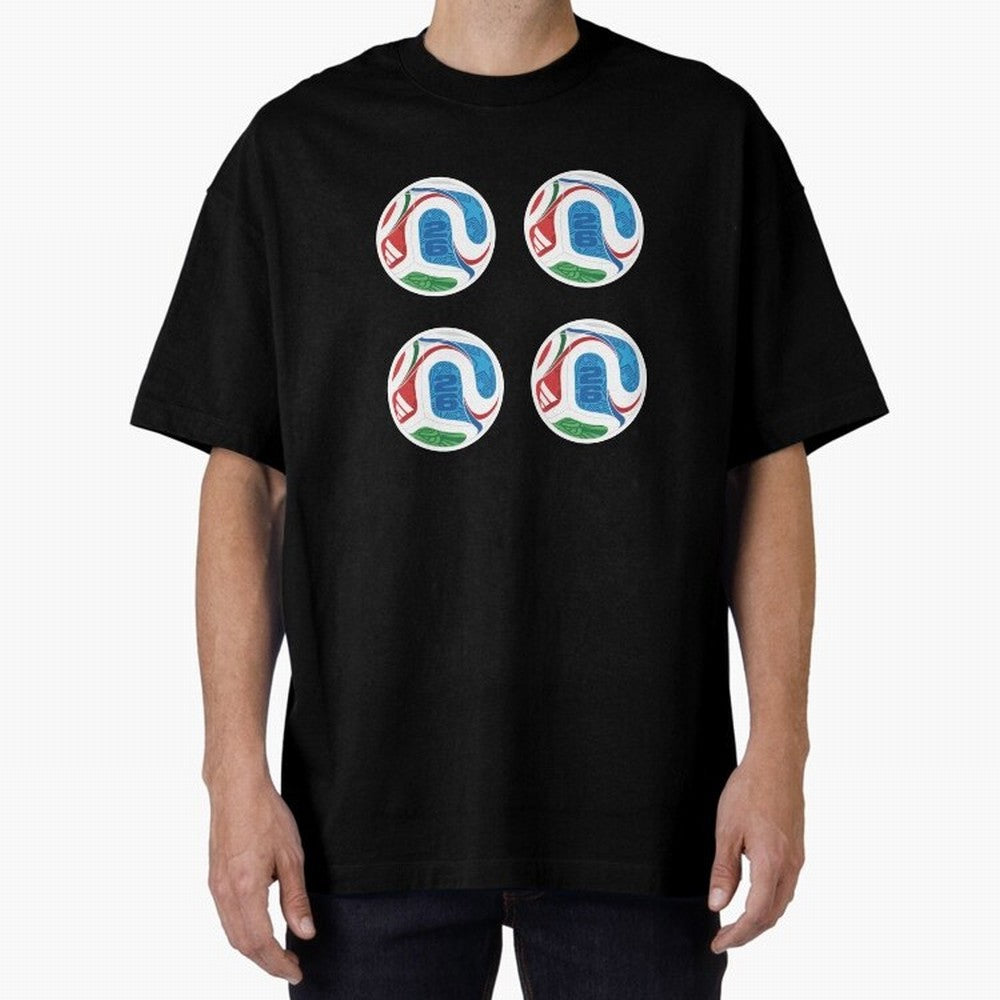 2026 World Soccer Ball Sticker Pack (4 pcs) Classic T-Shirt Keep the Match Day Mood of FIFA World Cup 2026 USA Canada Mexico for Fans of Neymar and Portugal, Bringing Game Day Rituals, Football Legends, Country Pride and the Road to the Final;