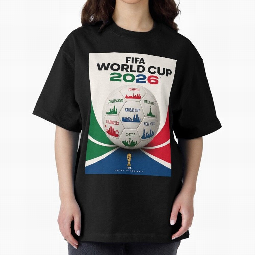 North America Football 2026 Classic T-Shirt Celebrate Every Goal in FIFA World Cup 2026 USA Canada Mexico with Mbappe and Neymar, Portugal, Spain and Germany Energy, Sports Nostalgia, International Competition, Famous Players and Unforgettable