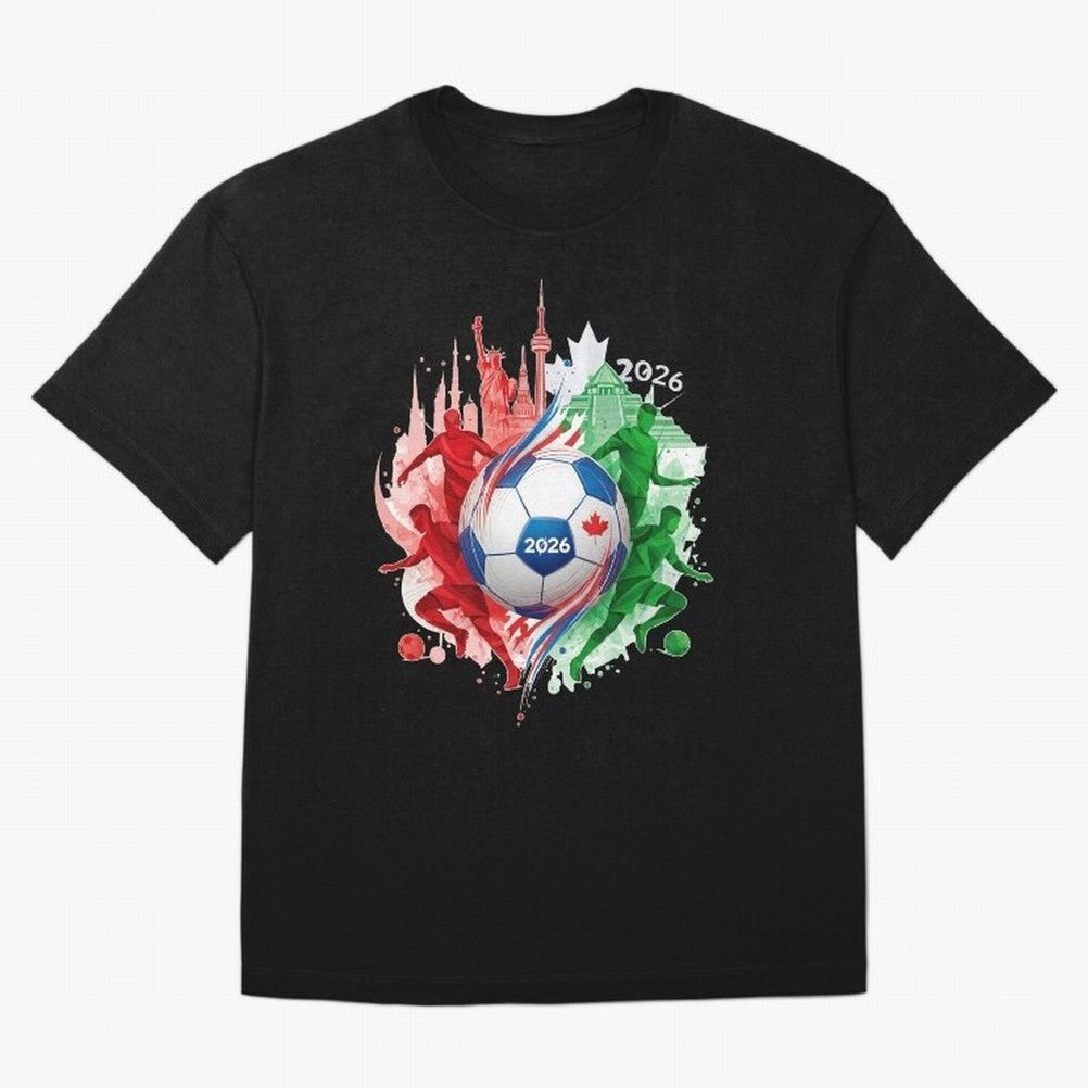 Internation Unity 2026 Classic T-Shirt Refresh Global Football Passion for FIFA World Cup 2026 Group Stage, Celebrating CR7, Portugal, Spain and Germany, Stadium Chants, National Pride, Trophy Dreams and Unforgettable Football Memories; Ideal for