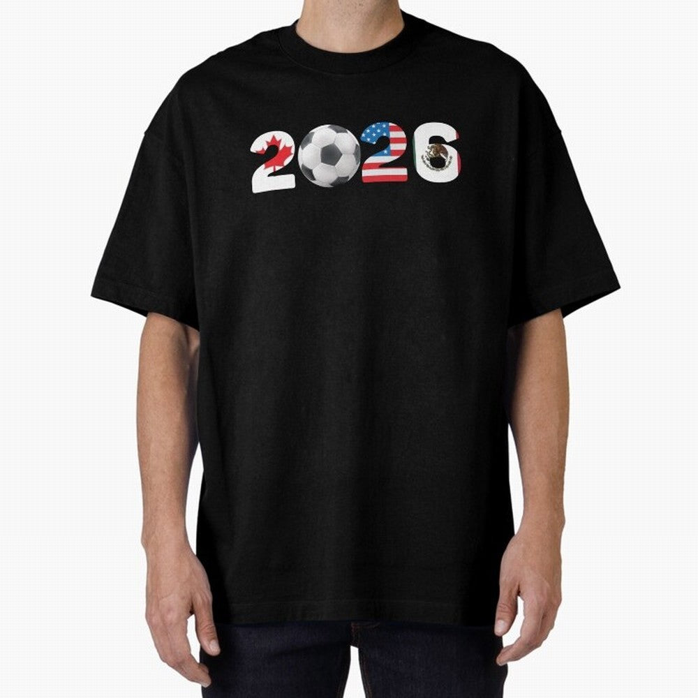 2026 North America Football Massive Event Soccer Ball Classic T-Shirt Celebrate the Magic of Match Day Hype around FIFA World Cup 2026 USA Canada Mexico, Neymar, Haaland and Cristiano Ronaldo, England and Germany, Tournament Hype, Historic