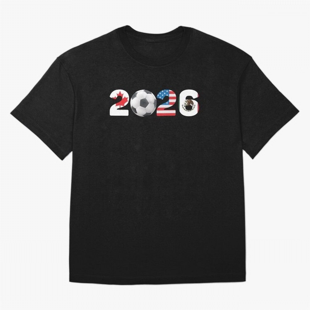 2026 North America Football Massive Event Soccer Ball Classic T-Shirt Celebrate the Magic of Match Day Hype around FIFA World Cup 2026 USA Canada Mexico, Neymar, Haaland and Cristiano Ronaldo, England and Germany, Tournament Hype, Historic
