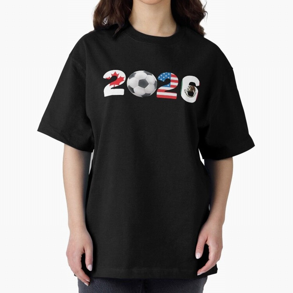 2026 North America Football Massive Event Soccer Ball Classic T-Shirt Celebrate the Magic of Match Day Hype around FIFA World Cup 2026 USA Canada Mexico, Neymar, Haaland and Cristiano Ronaldo, England and Germany, Tournament Hype, Historic
