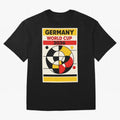 Elegant and Geometrical Germany World Cup 2026 Poster Classic T-Shirt Feel FIFA World Cup 2026 USA Canada Mexico for Fans of Neymar, Haaland and Cristiano Ronaldo and England and Germany, Bringing Soccer Culture, Superstar Moments, National Team