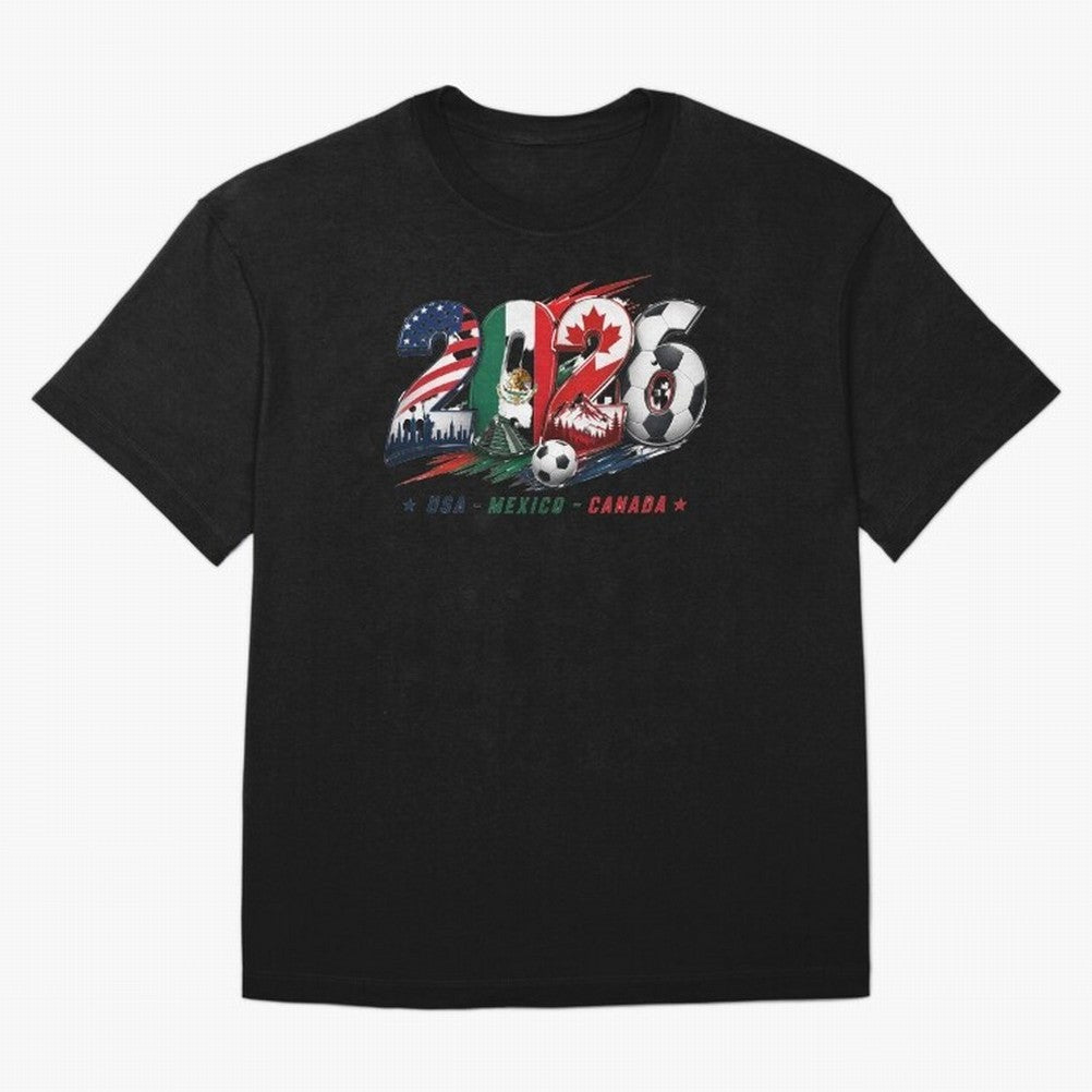 United by Football 2026 North America Soccer Design Classic T-Shirt Celebrate Fan Favorites in Match Day Hype around FIFA World Cup 2026, Haaland and Mbappe, Germany, Soccer Culture, Superstar Moments, National Team Dreams and Competitive Fire;
