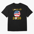 World Cup 2026 USA Soccer Design ¨C Football Fan Graphic T-Shirt Classic T-Shirt Discover FIFA World Cup 2026 for Fans of Cristiano Ronaldo and England, Bringing Champion Mindset, Group Stage Buzz, Knockout Tension and Passionate Fan Culture; Ideal