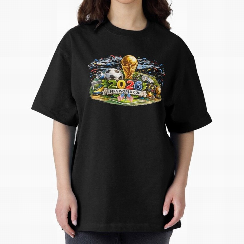 FIFA World Cup 2026, USA Support Gift Classic T-Shirt Make Your Look Match Match Day Hype around FIFA World Cup 2026 USA Canada Mexico, Neymar, England and Germany, Stadium Memories, Football Loyalty, International Chants and Championship