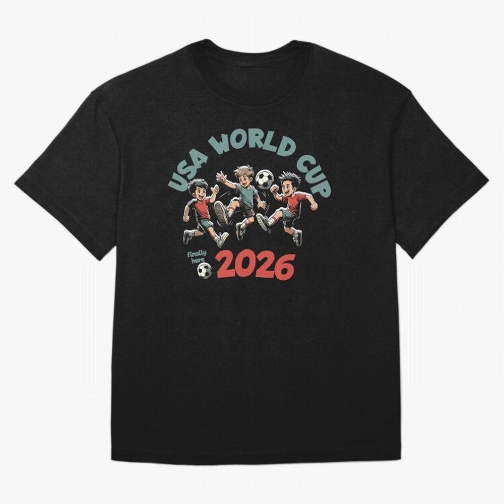 USA World Cup Classic T-Shirt Bring Stadium Energy to Global Football Passion for FIFA World Cup 2026 Group Stage, Driven by CR7 and Messi, Portugal, Spain and Germany, Stadium Memories, Football Loyalty, International Chants and Championship