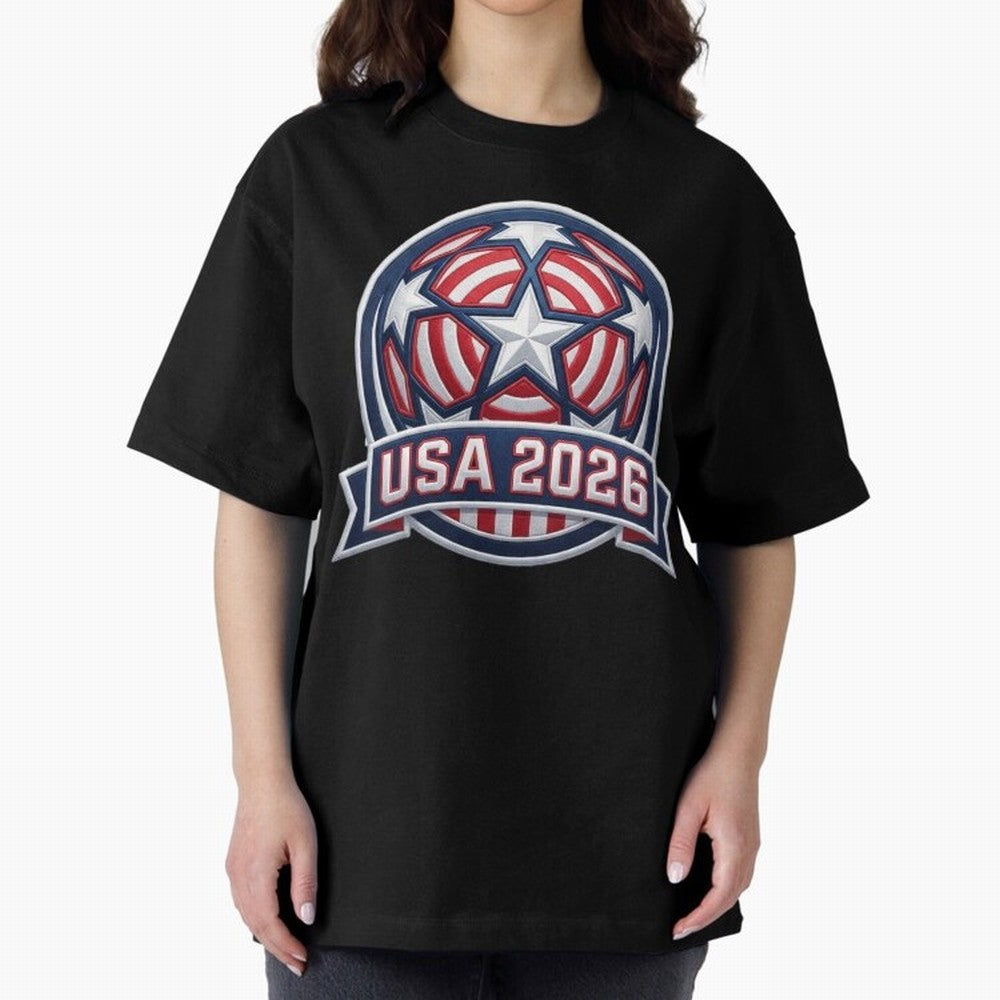 USA 2026 World Cup T-Shirt - Star Spangled Soccer Design - American Host Fan Tee Classic T-Shirt Show Your Stadium Side during Match Day Hype around FIFA World Cup 2026, Messi and Cristiano Ronaldo, Argentina and Brazil, Stadium Memories, Football