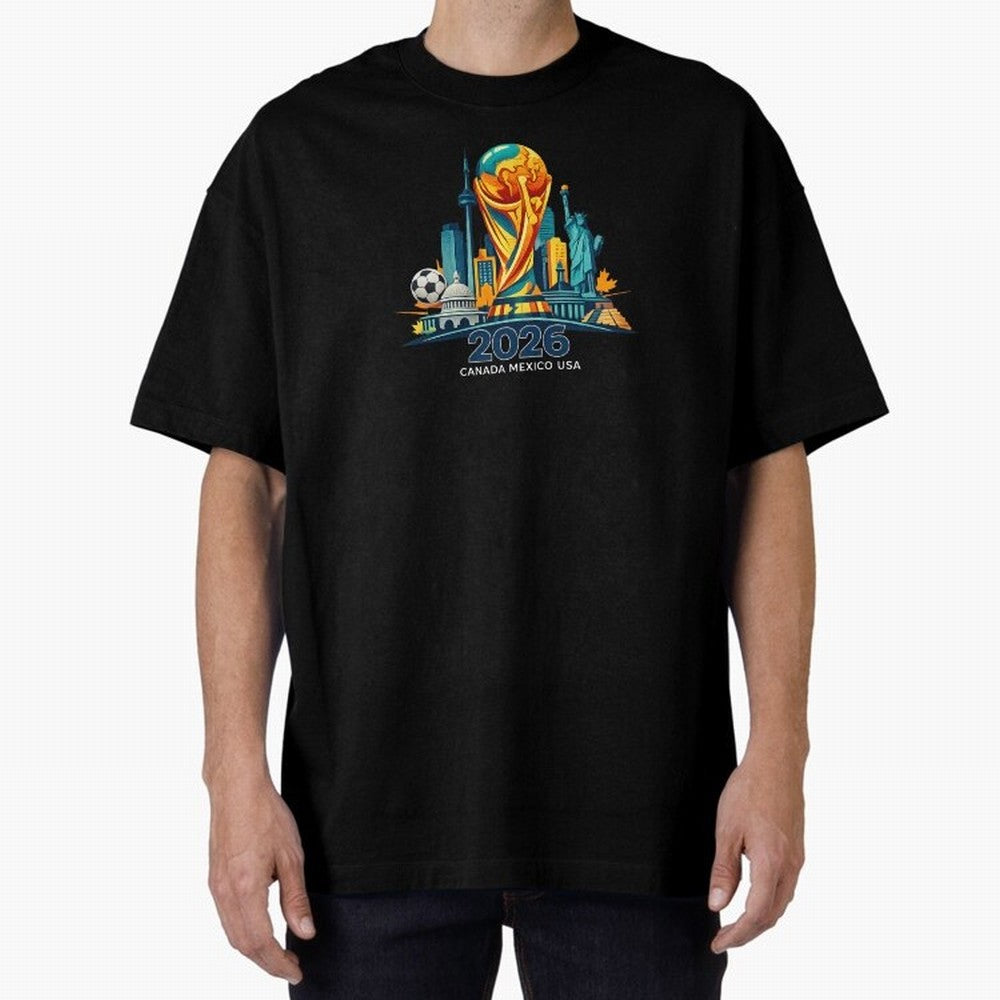 World Football Spirit 2026 - Global Football Championship - USA Canada Mexico Soccer Fan Classic T-Shirt Cheer through Every Moment of Global Football Passion for FIFA World Cup 2026 USA Canada Mexico, Connected to Cristiano Ronaldo, England,