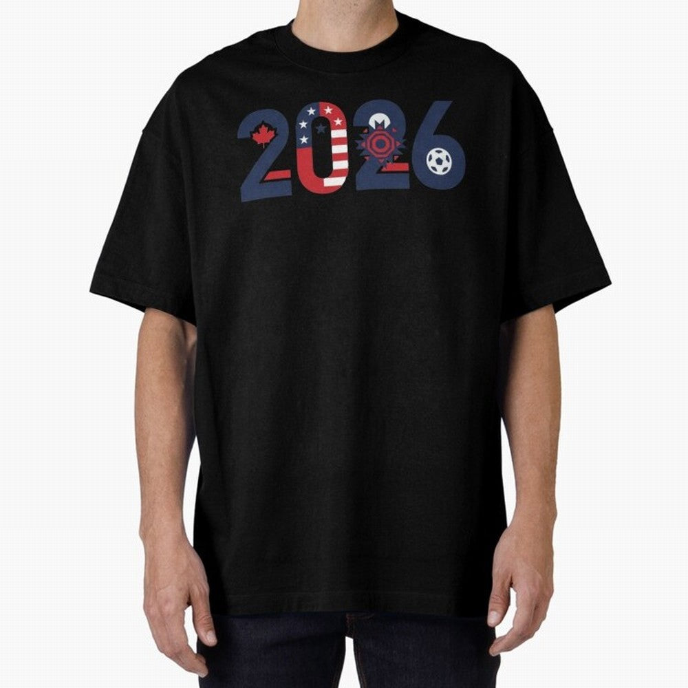 North America Soccer 2026 - Three Nations Fan Art Classic T-Shirt Carry FIFA World Cup 2026 Group Stage Highlighting Cristiano Ronaldo, Haaland and CR7, England, France and Netherlands Energy, Retro Football Energy, Iconic Rivalries, Trophy Chase