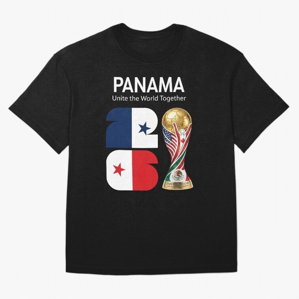 World Cup 2026, IMG 027, PANAMA 002 Classic T-Shirt Celebrate Classic Football Spirit in Global Football Passion for FIFA World Cup 2026 Group Stage, Highlighting Messi, Neymar and Mbappe, Argentina, Vintage Soccer Flavor, Modern Football Stars,