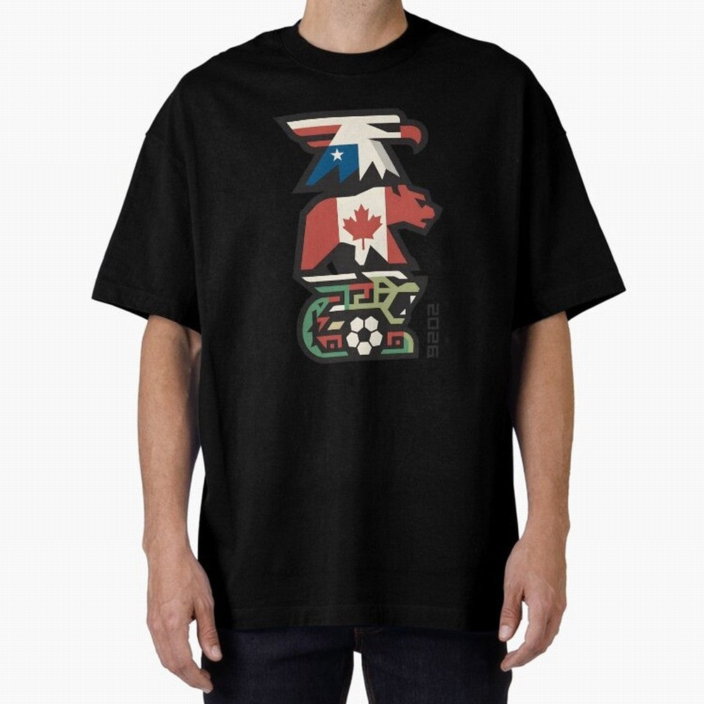 USA Canada Mexico World Cup 2026 Host Nations Classic T-Shirt Show Support during Match Day Hype around FIFA World Cup 2026, CR7, Portugal, Spain and Germany, Football History, Final Match Energy, Crowd Noise and Once in a Lifetime Moments; Made