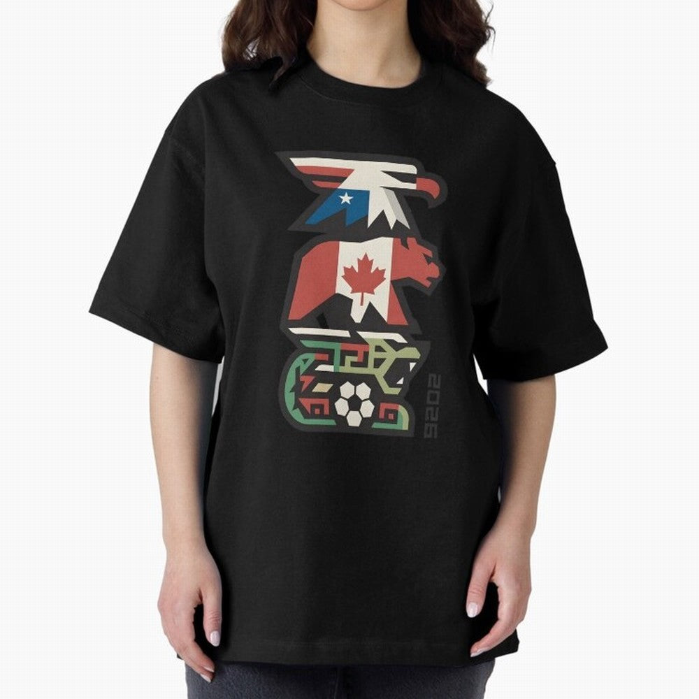 USA Canada Mexico World Cup 2026 Host Nations Classic T-Shirt Show Support during Match Day Hype around FIFA World Cup 2026, CR7, Portugal, Spain and Germany, Football History, Final Match Energy, Crowd Noise and Once in a Lifetime Moments; Made