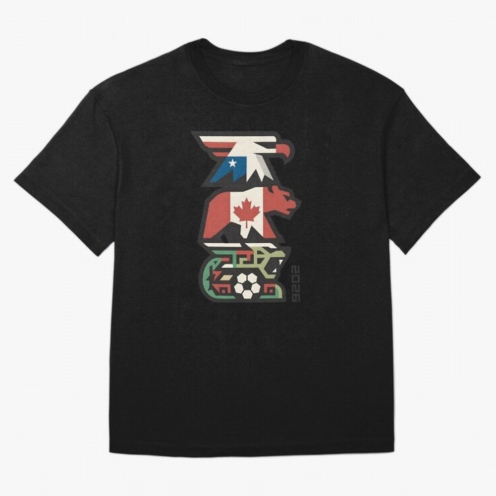 USA Canada Mexico World Cup 2026 Host Nations Classic T-Shirt Show Support during Match Day Hype around FIFA World Cup 2026, CR7, Portugal, Spain and Germany, Football History, Final Match Energy, Crowd Noise and Once in a Lifetime Moments; Made