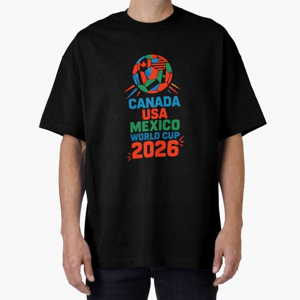 World Cup 2026 USA Canada Mexico ¡ª Retro Soccer Tournament Illustration Classic T-Shirt Celebrate Football Dreams Across FIFA World Cup 2026 USA Canada Mexico for Fans of Mbappe and Neymar and Argentina and Brazil, Bringing Football Passion,