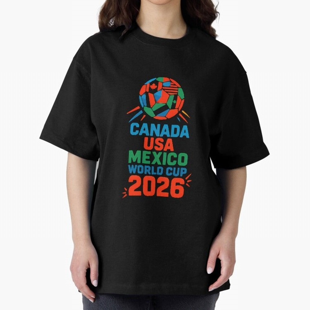 World Cup 2026 USA Canada Mexico ¡ª Retro Soccer Tournament Illustration Classic T-Shirt Celebrate Football Dreams Across FIFA World Cup 2026 USA Canada Mexico for Fans of Mbappe and Neymar and Argentina and Brazil, Bringing Football Passion,