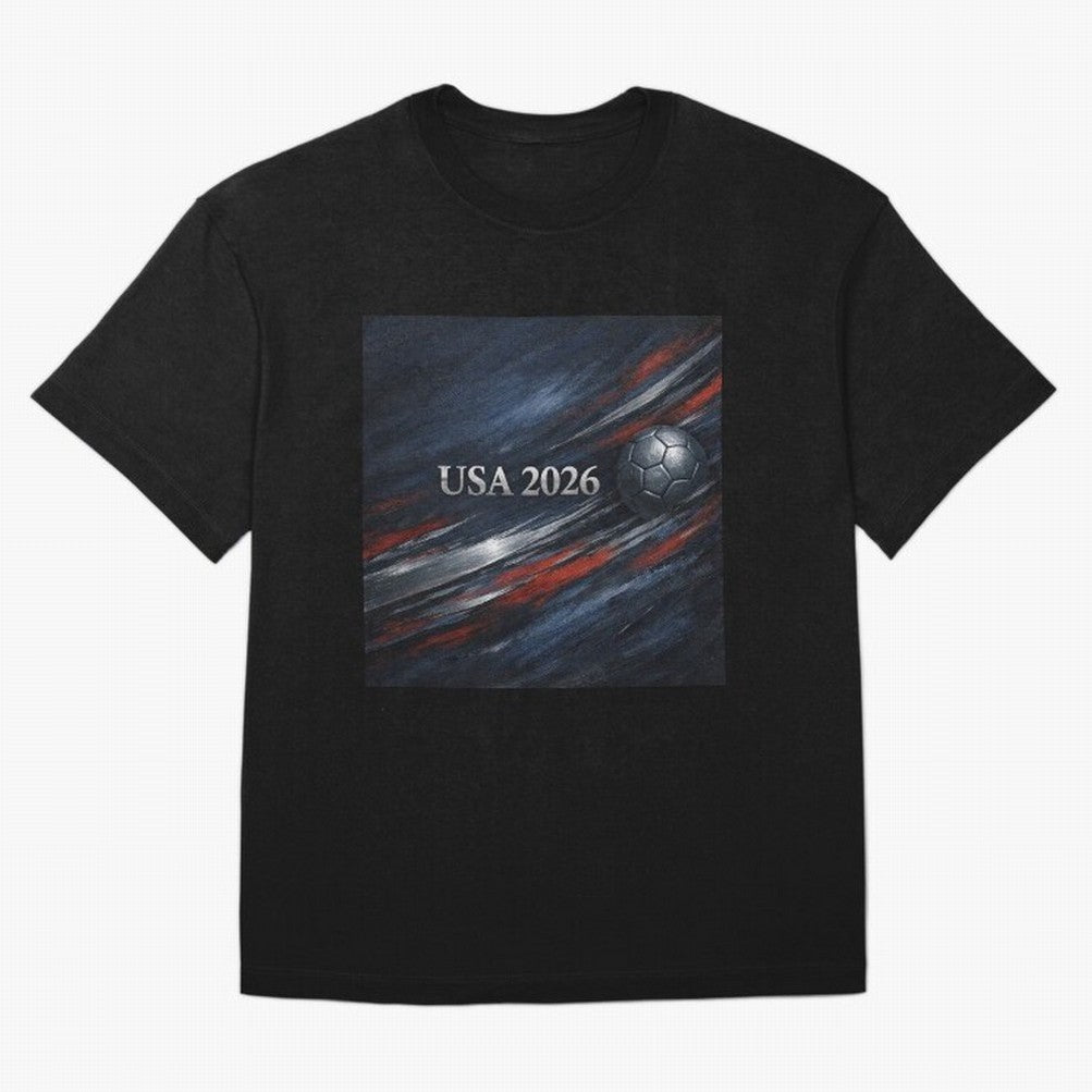 USA 2026 Soccer Event Design Classic T-Shirt Honor the Football Icons of FIFA World Cup 2026 Group Stage Centered on Neymar, Haaland and Cristiano Ronaldo, Portugal Energy, Champion Mindset, Group Stage Buzz, Knockout Tension and Passionate Fan