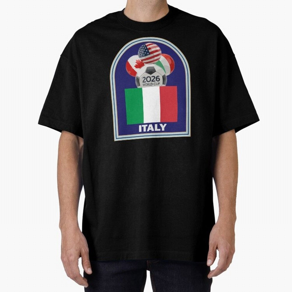 Italy 2026 Soccer T-shirt Classic T-Shirt Cheer through Every Moment of FIFA World Cup 2026 Spirit, Made for England, France and Netherlands, CR7 and Messi, Football Festival Excitement, Trophy Ambitions, Country Rivalries and Star Player Buzz;