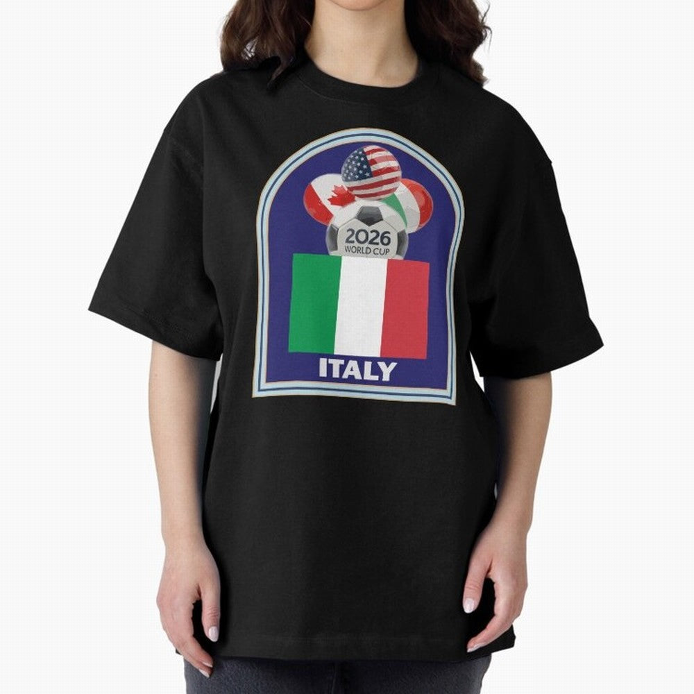 Italy 2026 Soccer T-shirt Classic T-Shirt Cheer through Every Moment of FIFA World Cup 2026 Spirit, Made for England, France and Netherlands, CR7 and Messi, Football Festival Excitement, Trophy Ambitions, Country Rivalries and Star Player Buzz;