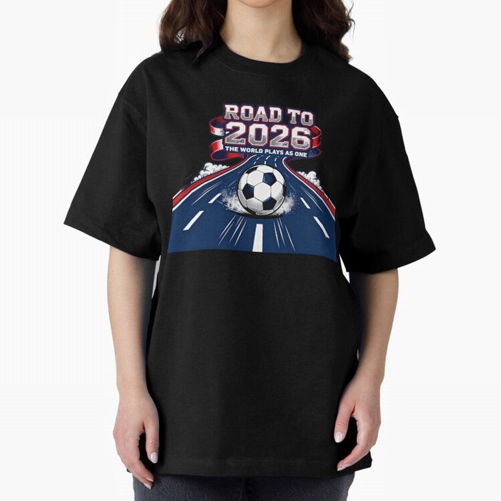 Road to 2026 ¨C The World Plays as One Classic T-Shirt Wear the Spirit of Global Football Passion for FIFA World Cup 2026 Group Stage, Inspired by Haaland, Spain, Supporter Pride, Iconic Celebrations, Legendary Names and Global Match Day Energy;