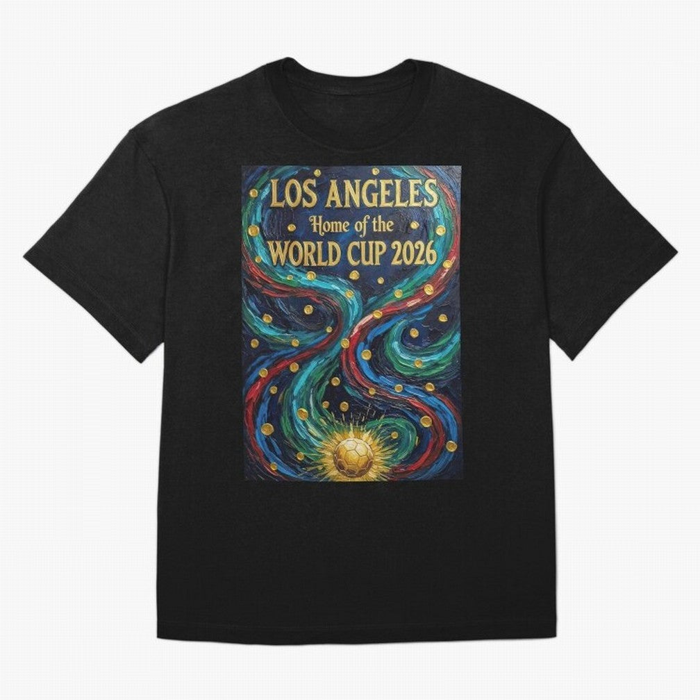 Los Angeles Home of the World Cup 2026 Soccer Fan ¡ª Moody Jewel Art Print Classic T-Shirt Back Your Heroes with Match Day Hype around FIFA World Cup 2026 USA Canada Mexico, Mbappe, Portugal, Spain and Germany, Global Supporter Spirit, Legendary