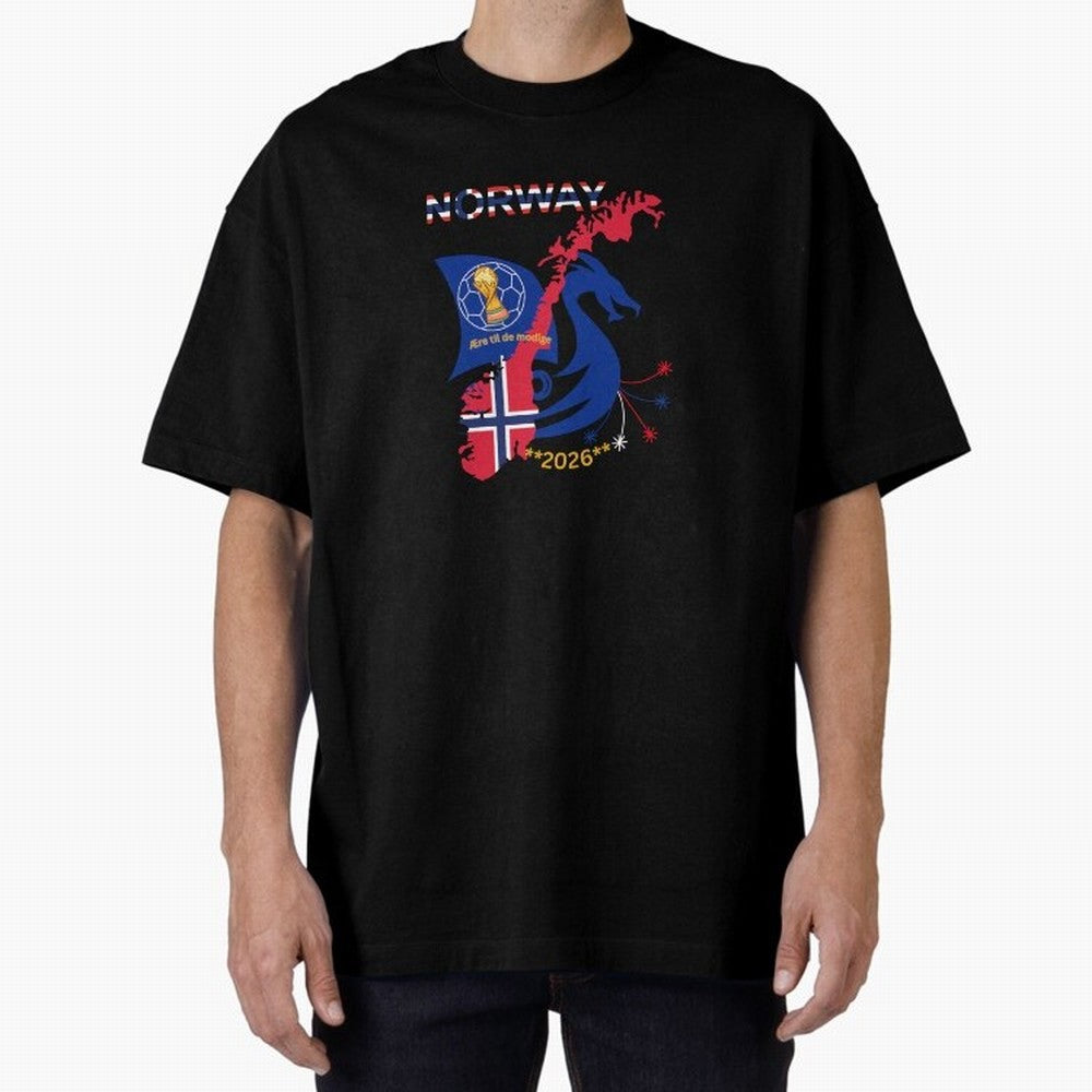 Norway 2026 Classic T-Shirt Show Championship Spirit for Match Day Hype around FIFA World Cup 2026 USA Canada Mexico, Messi, Neymar and Mbappe, England, Stadium Chants, National Pride, Trophy Dreams and Unforgettable Football Memories; Perfect for