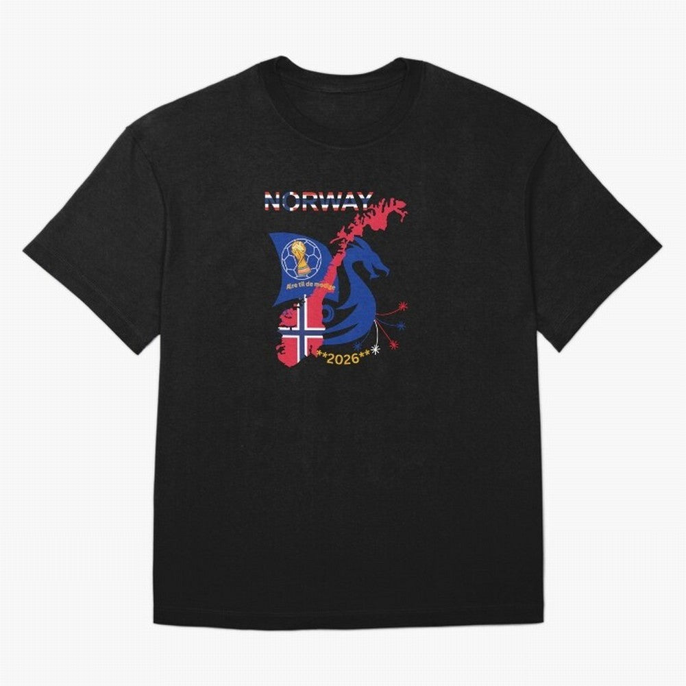 Norway 2026 Classic T-Shirt Show Championship Spirit for Match Day Hype around FIFA World Cup 2026 USA Canada Mexico, Messi, Neymar and Mbappe, England, Stadium Chants, National Pride, Trophy Dreams and Unforgettable Football Memories; Perfect for