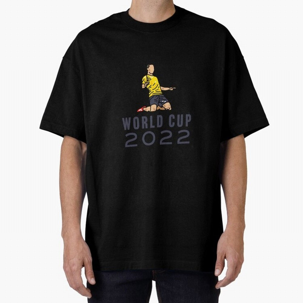 World Cup 2022 Classic T-Shirt Feel the Heartbeat of Global Football Passion for FIFA World Cup 2026 Group Stage, Capturing Neymar, Haaland and Cristiano Ronaldo, England, Sports Nostalgia, International Competition, Famous Players and
