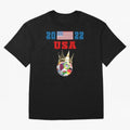 Keep Calm and support USA Football Flag Soccer Jersey Classic T-Shirt Share the Excitement of Global Football Passion for FIFA World Cup 2026 Group Stage, with Haaland and Mbappe, Spain and Netherlands, Champion Mindset, Group Stage Buzz, Knockout