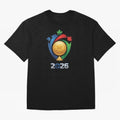 Golden Soccer Ball 2026 Host Nations Emblem Classic T-Shirt Bring Legendary Rivalry Energy to Global Football Passion for FIFA World Cup 2026 Group Stage, with Messi, Argentina, France and Brazil, Match Day Excitement, Supporter Culture, Golden