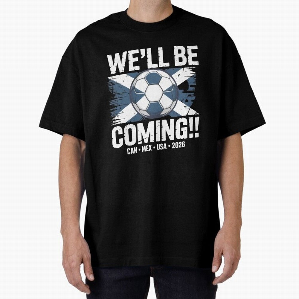 Scotland 2026 Football Qualification National Pride Classic T-Shirt Follow the Final Road of FIFA World Cup 2026 USA Canada Mexico Spirit, Driven by Spain, Messi, Worldwide Fan Energy, Dramatic Goals, Stadium Lights and Championship Celebrations;