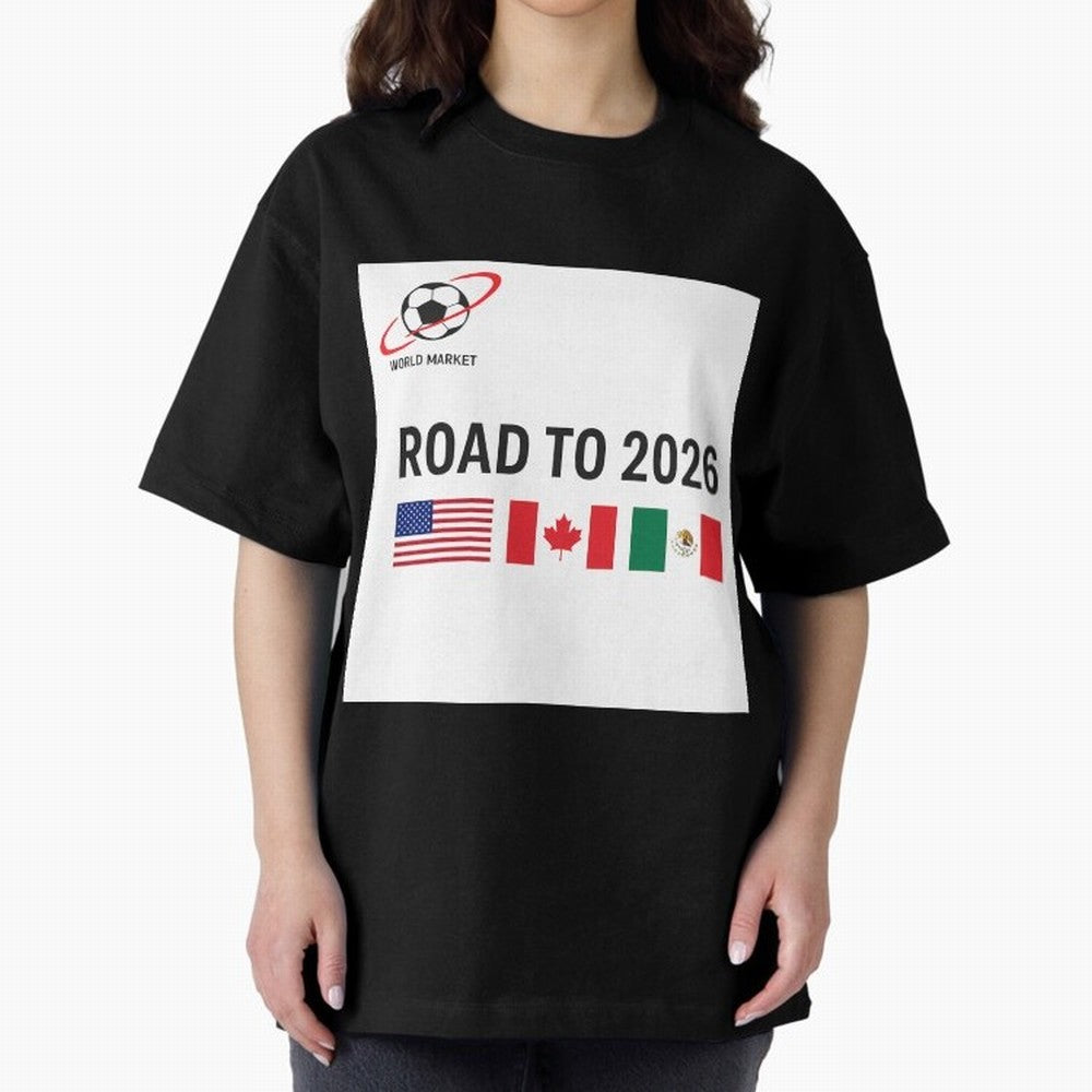 Road to World Cup 2026 Football Journey Classic T-Shirt Bring World Football Passion into Match Day Hype around FIFA World Cup 2026, Cristiano Ronaldo, Argentina and Brazil, Football History, Final Match Energy, Crowd Noise and Once in a Lifetime