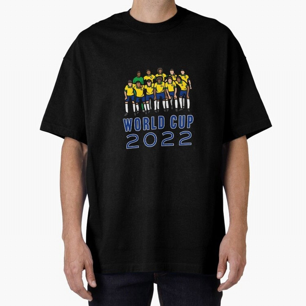 World Cup 2022 Classic T-Shirt Stand with the FIFA World Cup 2026 Journey through Messi and Cristiano Ronaldo Highlights, Argentina and Brazil Pride, Fan Favorite Moments, National Team Passion, Big Match Drama and Soccer History; Great for