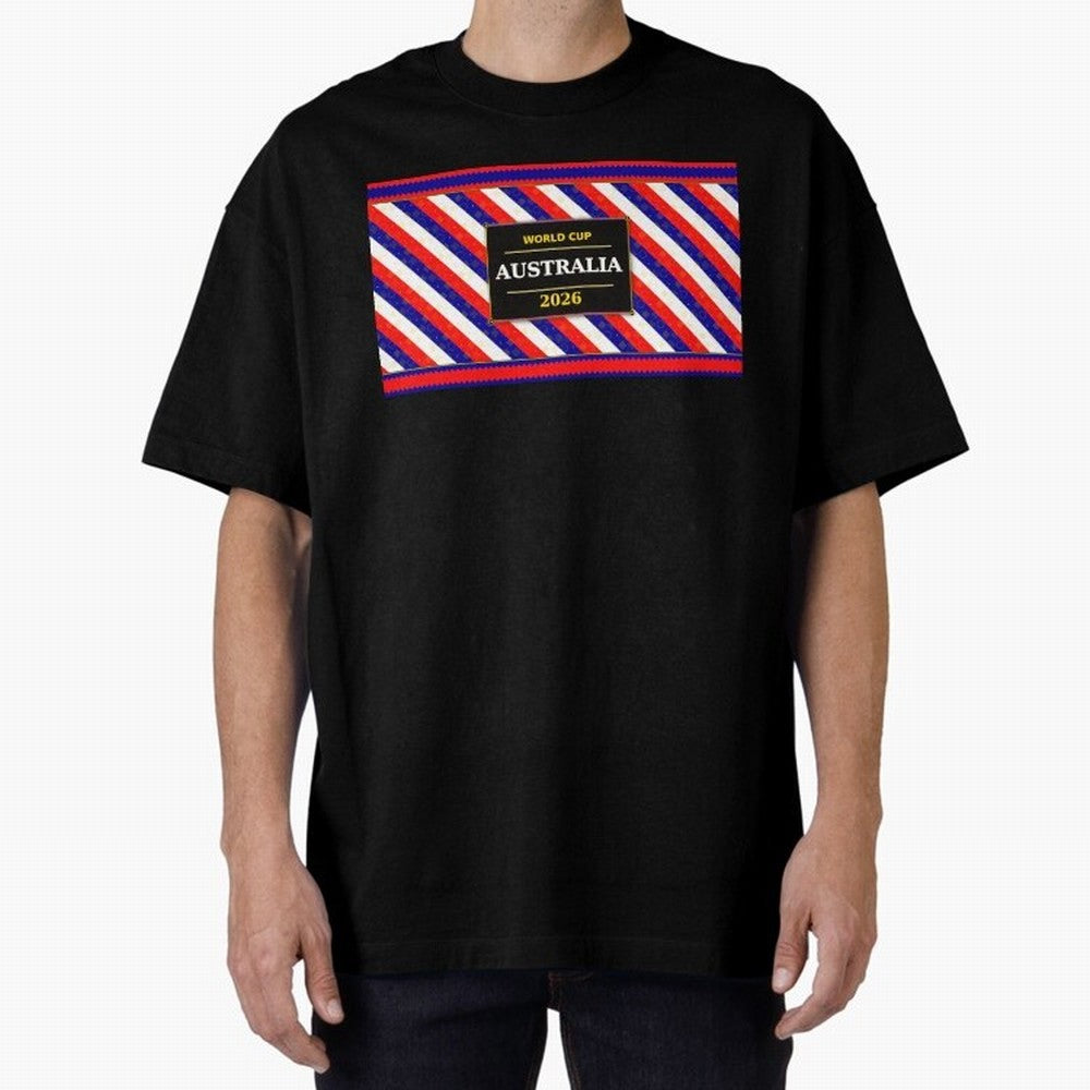 Australia Football Fan 2026 Black Flag Colors Pattern Classic T-Shirt Remember FIFA World Cup 2026 Spirit, with Argentina, Neymar, Worldwide Fan Energy, Dramatic Goals, Stadium Lights and Championship Celebrations; Perfect for Supporters Who Want
