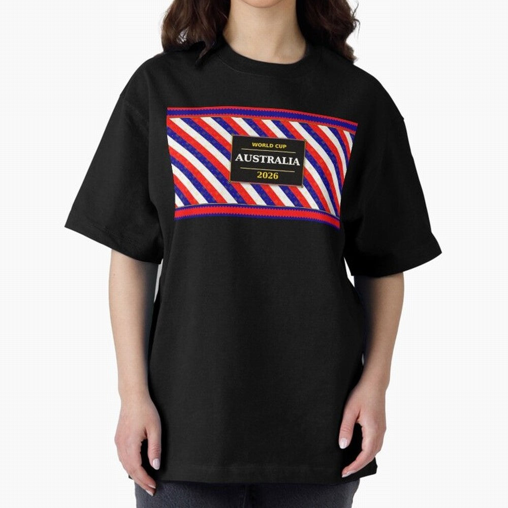 Australia Football Fan 2026 Black Flag Colors Pattern Classic T-Shirt Remember FIFA World Cup 2026 Spirit, with Argentina, Neymar, Worldwide Fan Energy, Dramatic Goals, Stadium Lights and Championship Celebrations; Perfect for Supporters Who Want