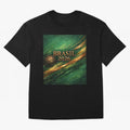 Brasil 2026 Soccer Theme Dark Green Classic T-Shirt Remember Iconic Moments from Global Football Passion for FIFA World Cup 2026 Group Stage, Made for Mbappe and Neymar, England, France and Netherlands, Vintage Soccer Flavor, Modern Football Stars,