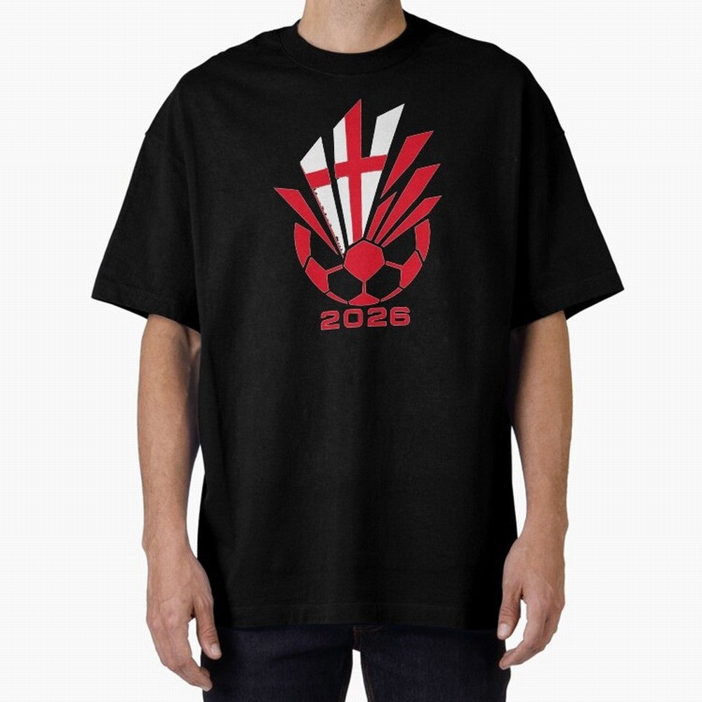 England Soccer 2026 Cross Burst Emblem Classic T-Shirt Follow the Road to FIFA World Cup 2026 Group Stage Centered on Mbappe, England, France and Netherlands Energy, Tournament Hype, Historic Matchups, Family Viewing Parties and Global Sports