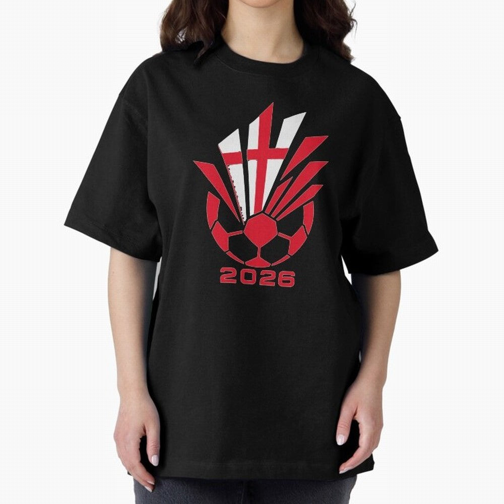 England Soccer 2026 Cross Burst Emblem Classic T-Shirt Follow the Road to FIFA World Cup 2026 Group Stage Centered on Mbappe, England, France and Netherlands Energy, Tournament Hype, Historic Matchups, Family Viewing Parties and Global Sports