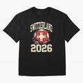Switzerland 2026 World Cup Classic T-Shirt Stand Out with Spirit from FIFA World Cup 2026 Group Stage Spirit, with Argentina and Brazil, Haaland and Mbappe, Match Day Excitement, Supporter Culture, Golden Goals and Global Football Passion; Perfect