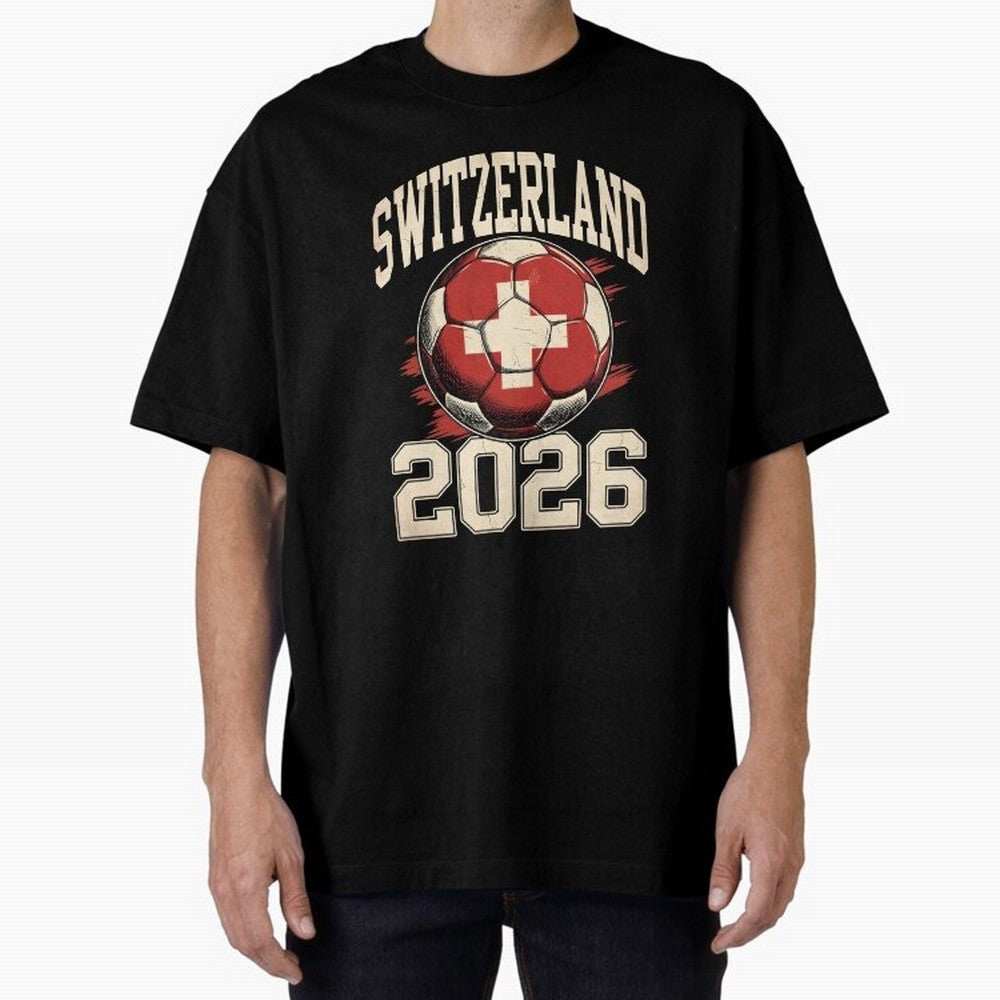 Switzerland 2026 World Cup Classic T-Shirt Stand Out with Spirit from FIFA World Cup 2026 Group Stage Spirit, with Argentina and Brazil, Haaland and Mbappe, Match Day Excitement, Supporter Culture, Golden Goals and Global Football Passion; Perfect
