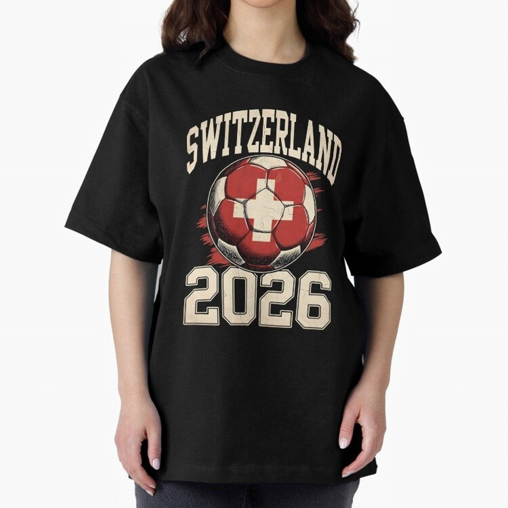 Switzerland 2026 World Cup Classic T-Shirt Stand Out with Spirit from FIFA World Cup 2026 Group Stage Spirit, with Argentina and Brazil, Haaland and Mbappe, Match Day Excitement, Supporter Culture, Golden Goals and Global Football Passion; Perfect