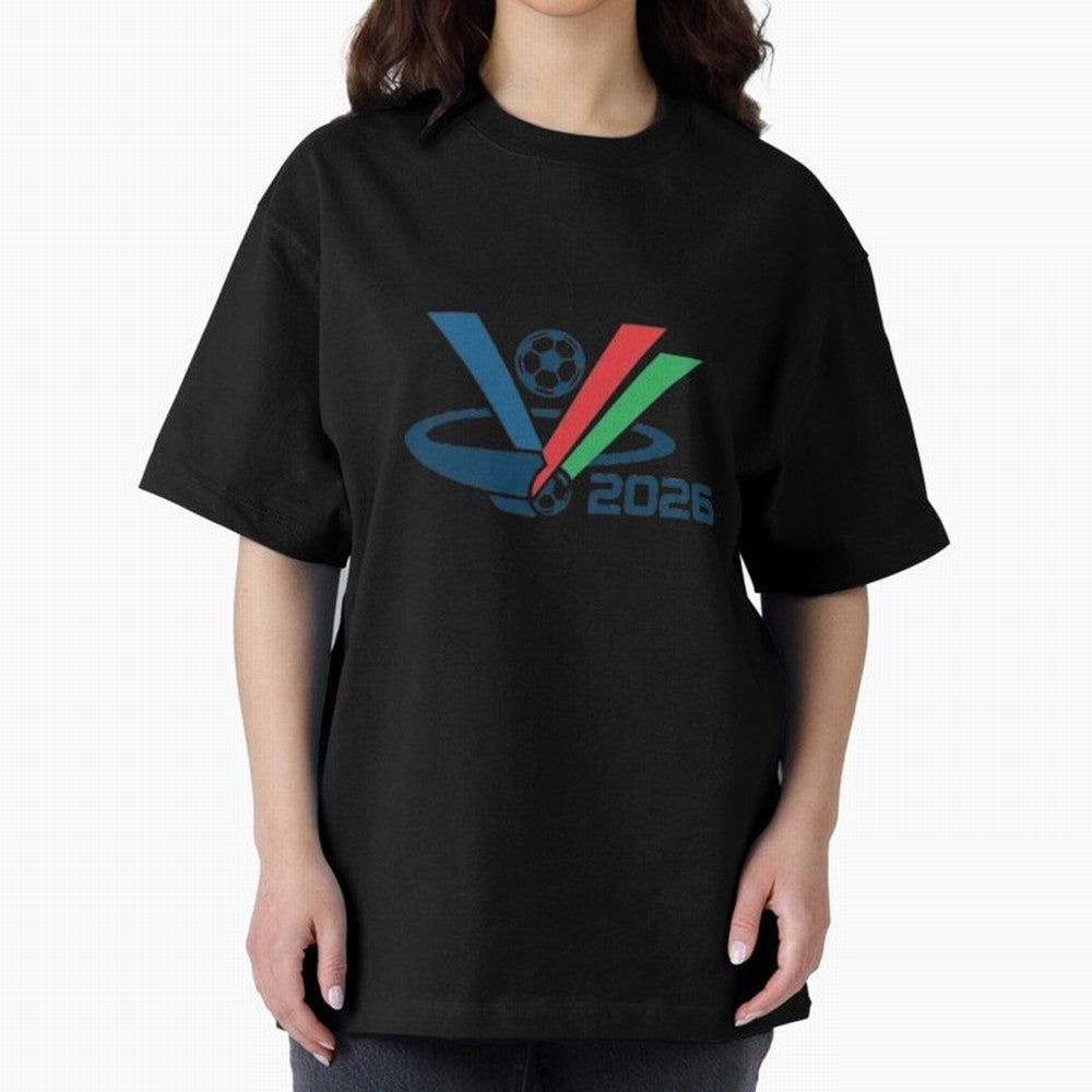 Minimalist FIFA 2026 V-Logo Design Classic T-Shirt Back the Journey through FIFA World Cup 2026 Group Stage for Fans of Neymar, Haaland and Cristiano Ronaldo and Argentina and Brazil, Bringing Football Festival Excitement, Trophy Ambitions, Country