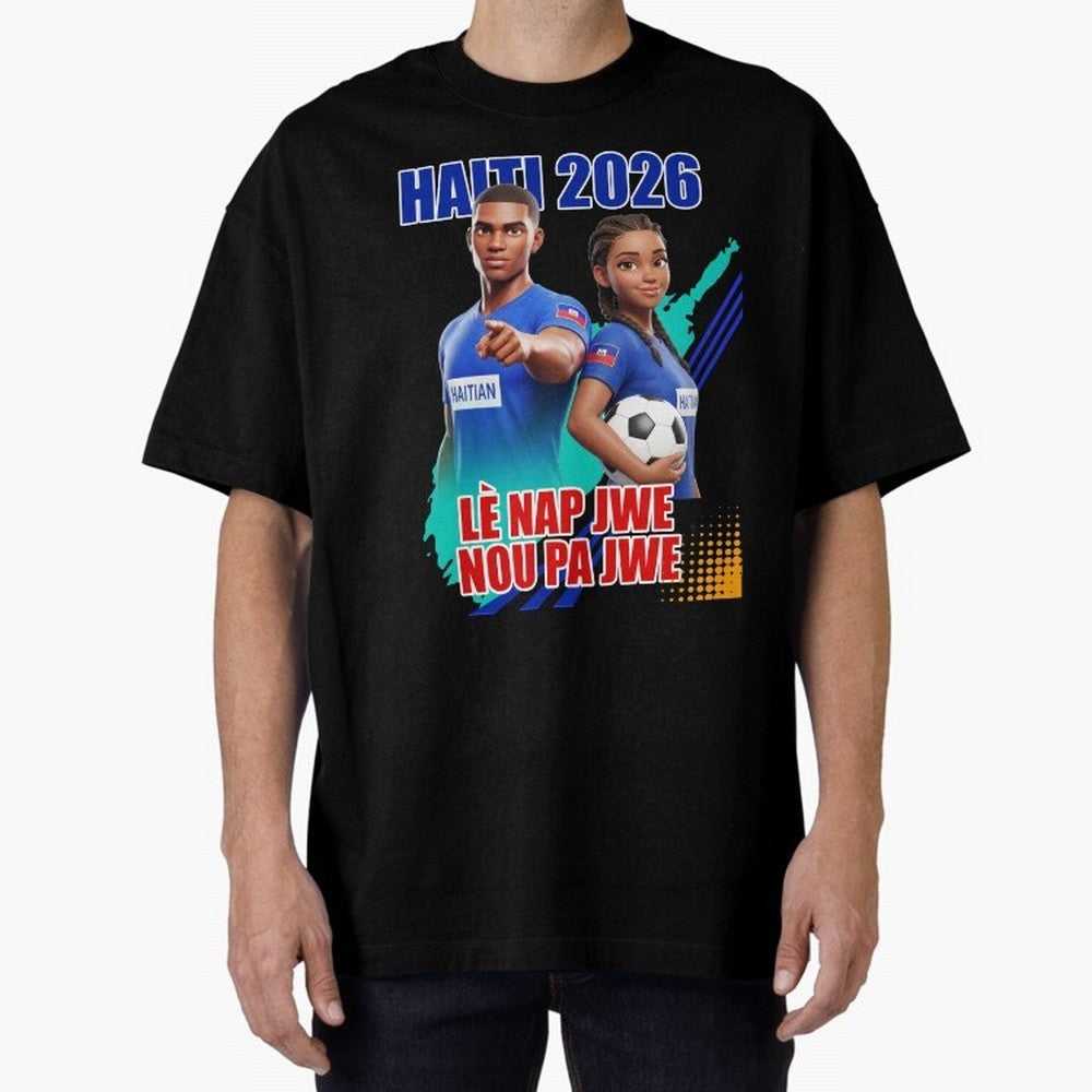IMG 007, World Cup 2026, Haiti 007 Classic T-Shirt Represent Football Lovers during Global Football Passion for FIFA World Cup 2026, Capturing Messi, Brazil, Portugal and Argentina, Championship Spirit, Famous Goals, Roaring Crowds and