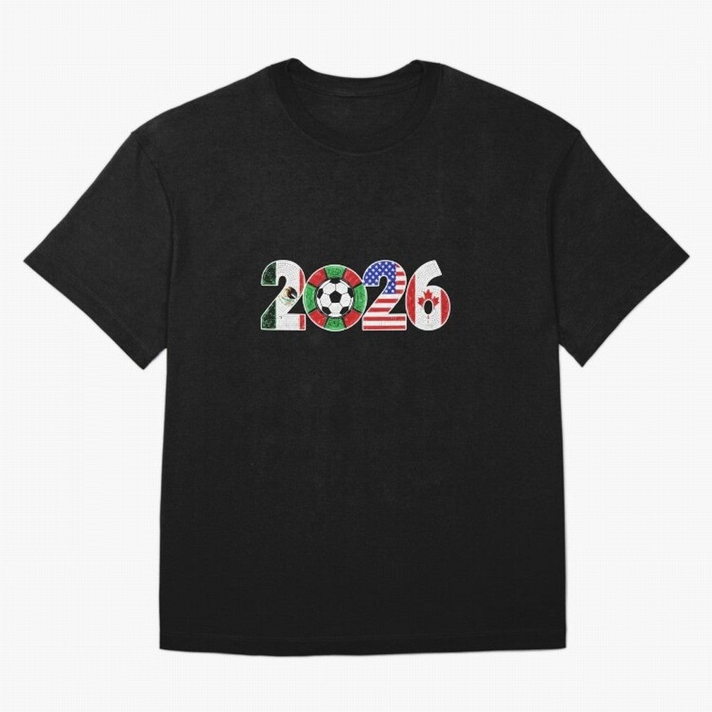 North American Soccer Spirit Team 2026 T-Shirt_82770209 Classic T-Shirt Create FIFA World Cup 2026 Spirit, Featuring Spain, CR7 and Messi, Global Supporter Spirit, Legendary Goals, National Colors and Tournament Celebration; Perfect for People Who