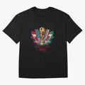 Host Trio Flags Banner Trophy Classic T-Shirt Celebrate Unforgettable Nights in the FIFA World Cup 2026 USA Canada Mexico Journey through CR7 Highlights, Brazil Pride, Global Supporter Spirit, Legendary Goals, National Colors and Tournament