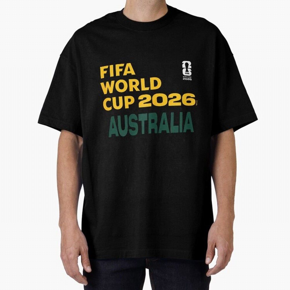 World Cup26 Australia Block Letters Classic T-Shirt Live for the Drama of Match Day Hype around FIFA World Cup 2026, Neymar, Haaland and Cristiano Ronaldo, Spain and Netherlands, Classic Soccer Heritage, Championship Pressure, Fan Loyalty and