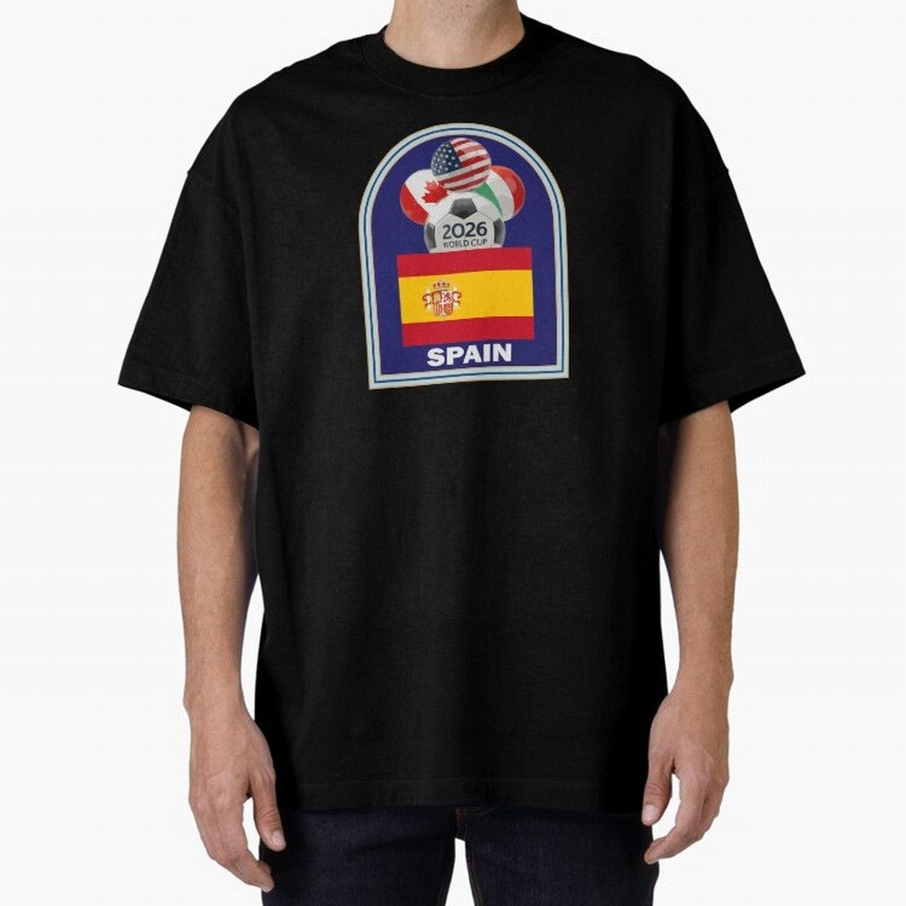 Spain 2026 Soccer T-shirt Classic T-Shirt Feel the Heartbeat of FIFA World Cup 2026 USA Canada Mexico Spirit, Celebrating Argentina, CR7 and Messi, Supporter Pride, Iconic Celebrations, Legendary Names and Global Match Day Energy; Perfect for