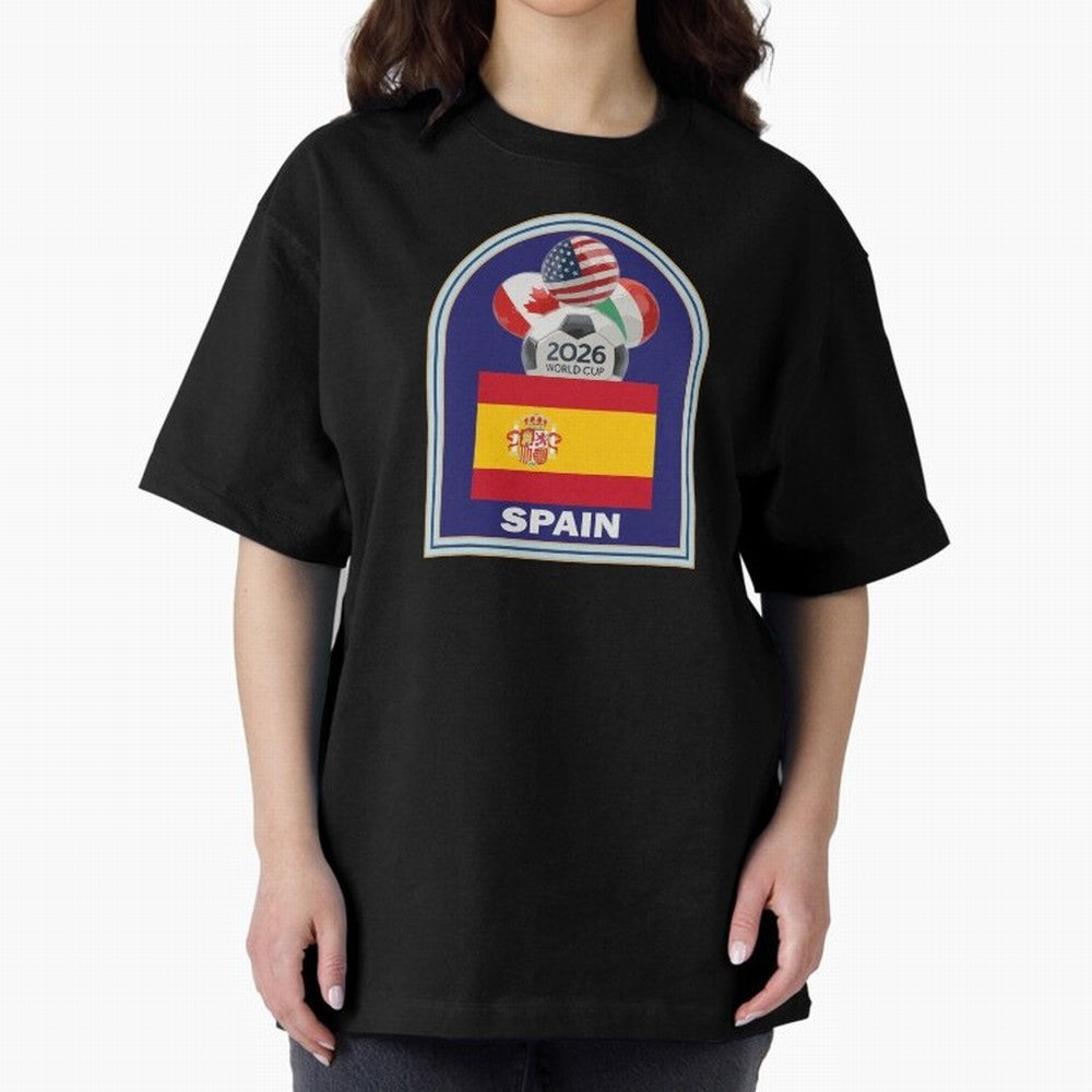Spain 2026 Soccer T-shirt Classic T-Shirt Feel the Heartbeat of FIFA World Cup 2026 USA Canada Mexico Spirit, Celebrating Argentina, CR7 and Messi, Supporter Pride, Iconic Celebrations, Legendary Names and Global Match Day Energy; Perfect for