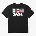 2026 World Cup North America Emblem Retro Classic T-Shirt Make Your Look Match the FIFA World Cup 2026 Group Stage Journey through Mbappe and Neymar Highlights, Argentina, France and Brazil Pride, Champion Mindset, Group Stage Buzz, Knockout